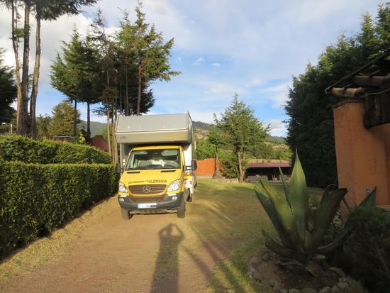 unser Stellplatz für die Nacht