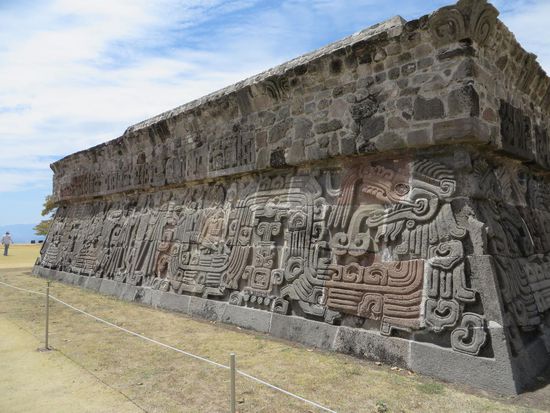 Der Tempel des Quetazlcoatl – der Schlange –