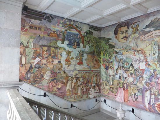 der große Wandgemälde
