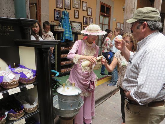 hier gibt es leckere Proben