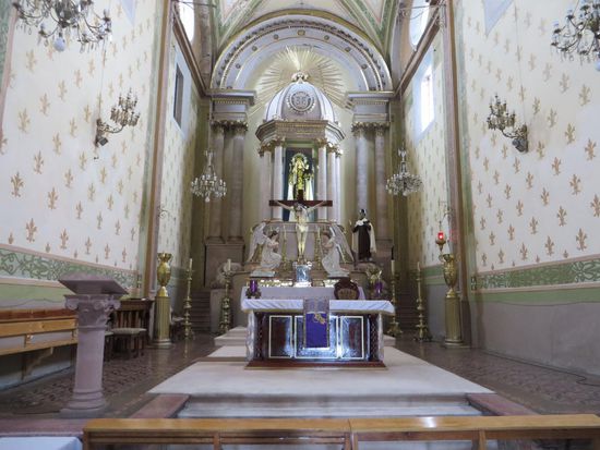 der Altar in der Klosterkirche