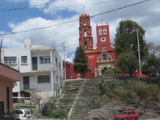 Wir kommen nach Guanajuato, auch Weltkulturerbe.  St. Nicolai