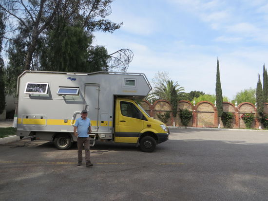 unser Platz am Hotel Imperail