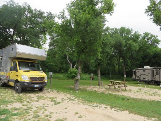 unser lauschiger Canpingplatz Hidden Valley