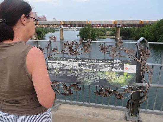 der Blick über den Fluß