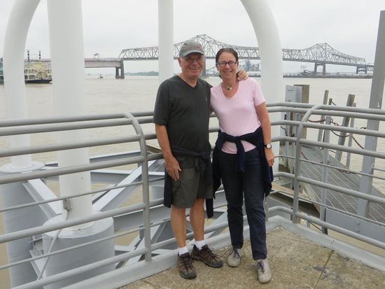 Blick auf die Missisippibrücke