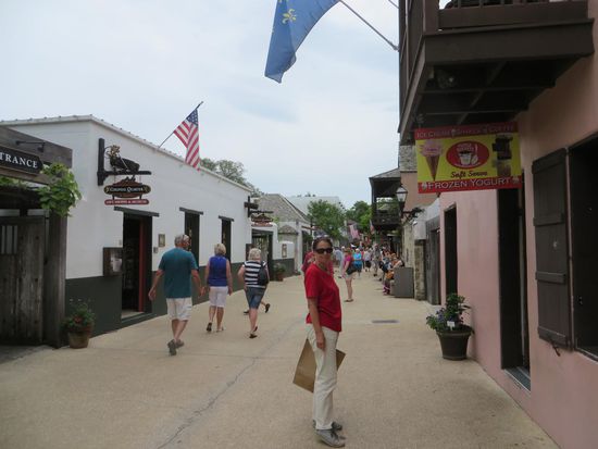 die Einkaufsmeile von St. Augustine