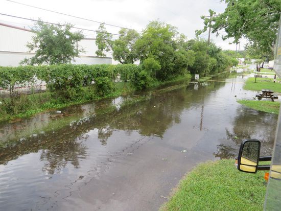 so hoch steht das Wasser