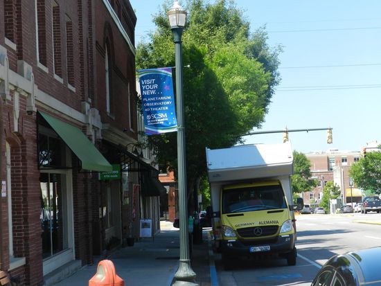 wir haben einen Parkplatz gefunden