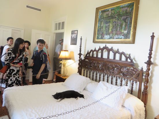 das Schlafzimmer - Hemingway lebte hier in Key West 1931 bis 1939.