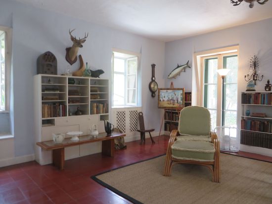 Hier in dem Dachzimmer schrieb Hemingway seine berühmten Namen.