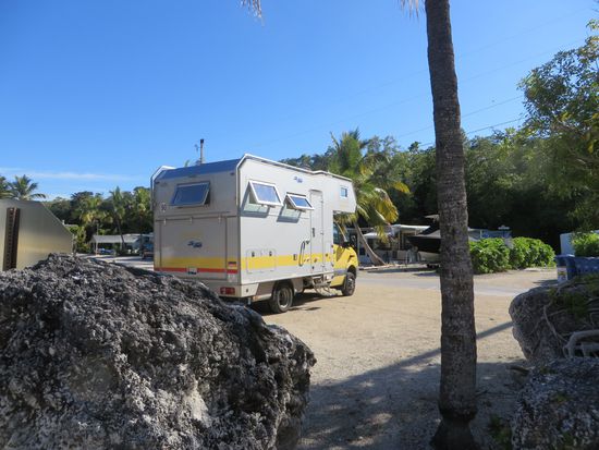 auf dem Overflow Parkplatz