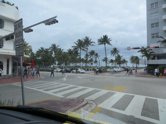 wir biegen zum Ocean Drive ab