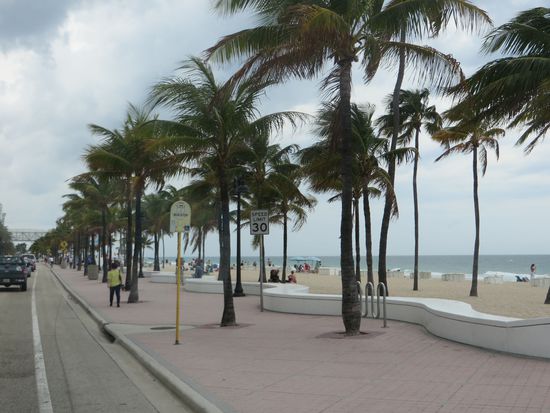 ein Teil der Strandpromenade