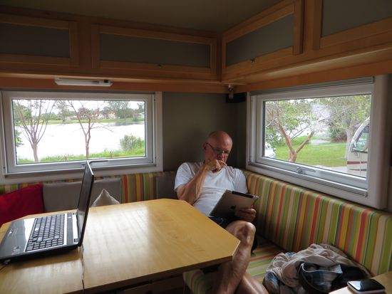 Achim bei der Arbeit