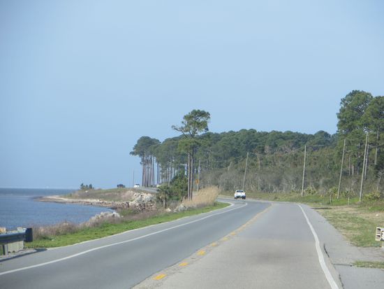 immer am Golf entlang