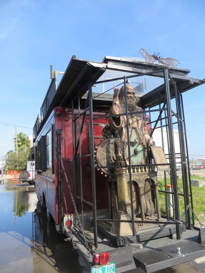 das Gefährt des Künstlers