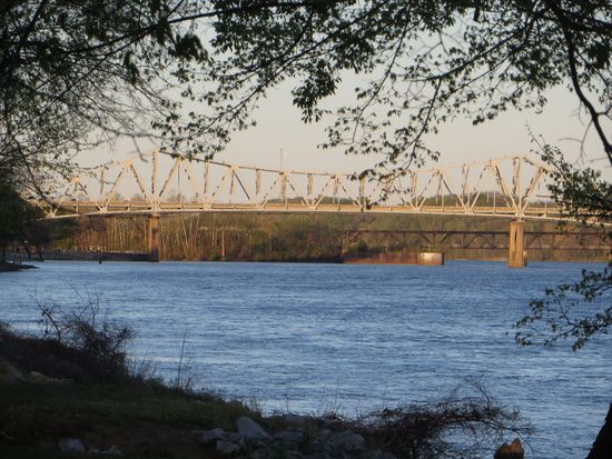 und die Brücke nochmals in der Abendsonne