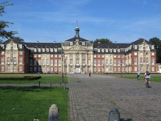 das Schloss von Münster, heute Uni