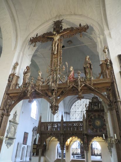 und das wunderschöne Triumphkreuz von Benrd Notke