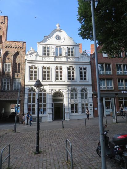 das Buddenbrookhaus in der Mengstraße