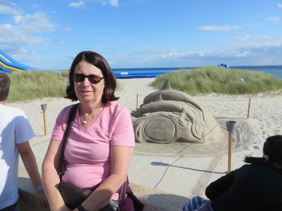 Kunstwerk extra für die "Ostsee inFlammen"