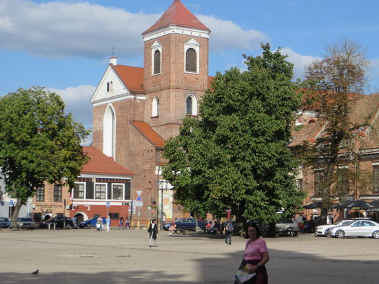 Die Kathedrale ist der größte gotische Bau Lettlands, aber von innen barock ausgestattet.