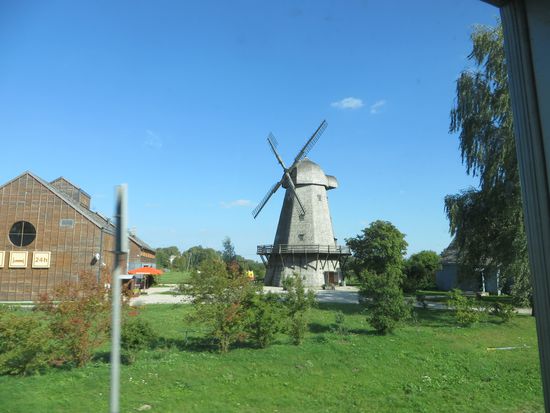 eine Windmühle unterwegs
