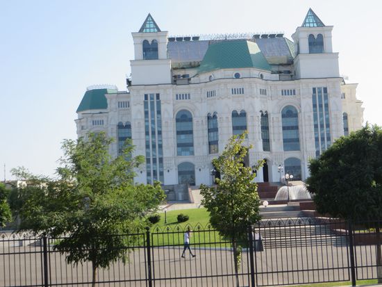 große Häuser in Astrachan