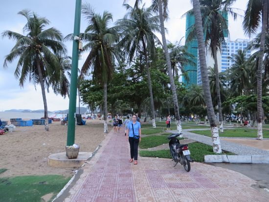 an der Strandpromenade