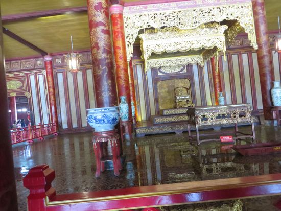 der ehemalige Thronsaal