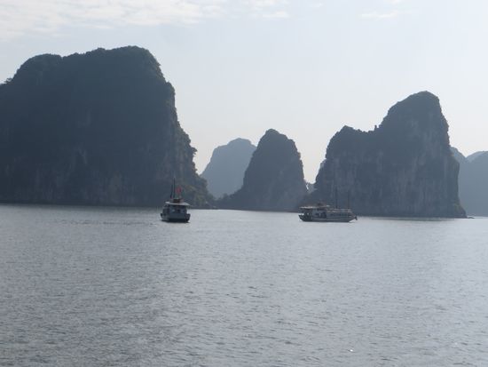ein anderer Blick in der Halong Bucht