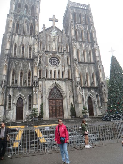Wir gingen auch zur Kirche Notre Dame