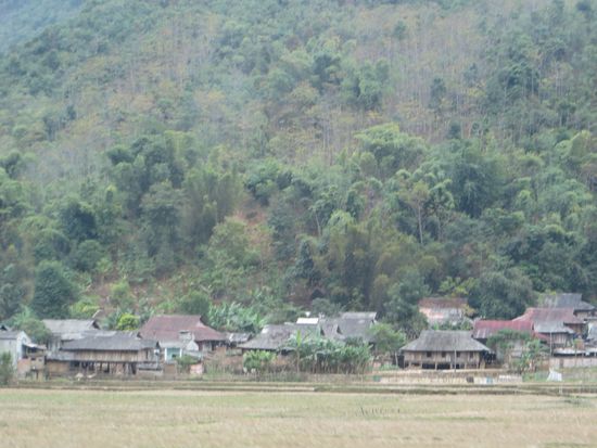 Ein Dorf am Wegesrand