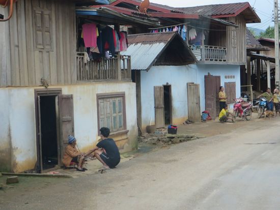 Häuser am Straßenrand