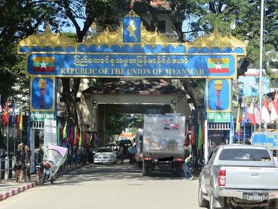 Grenzstation Myanmar