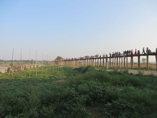 die Teakholzbrücke