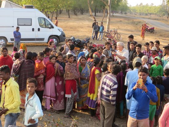 Achim in voller Aktion mitten im Pulk