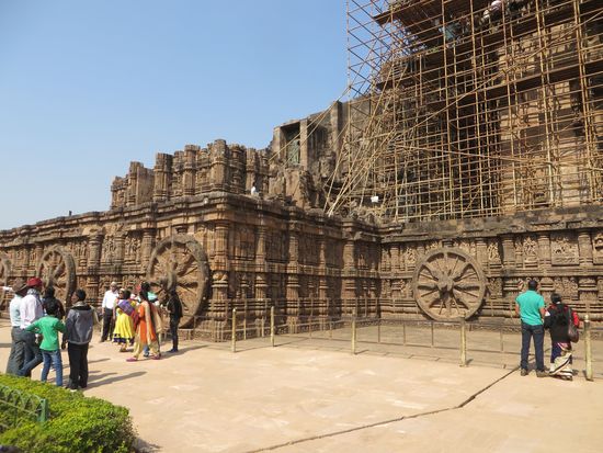 Blick auf den Sonnenwagen