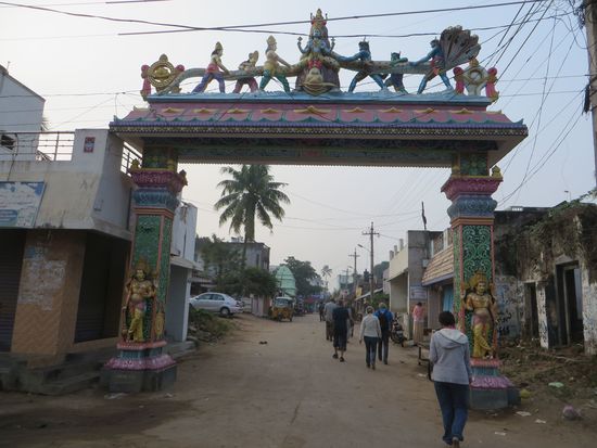 Der Eingang zur Tempelstraße