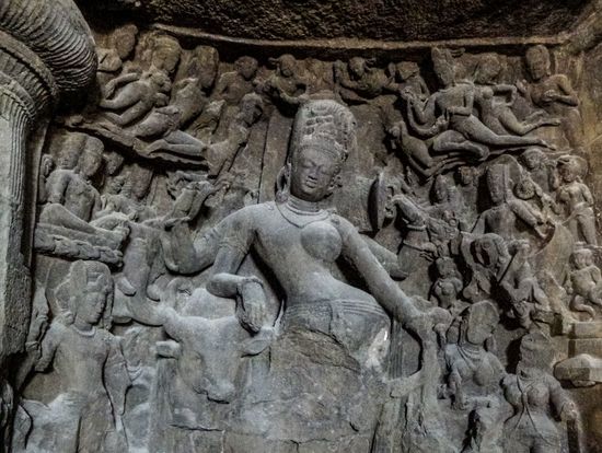 Shiva Ardhanarishvara, halb Mann – halb Frau