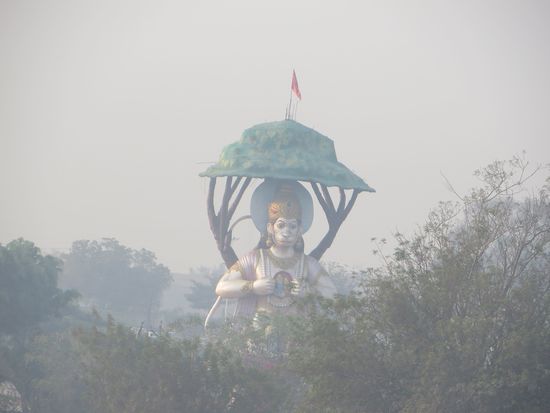 Hanoman, der Affengott im Morgendunst