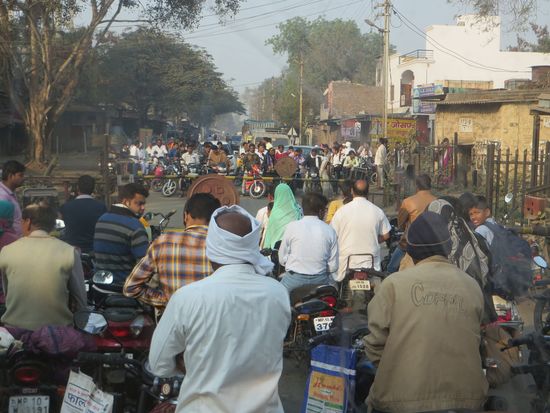 eine Sammlung von Zweirädern