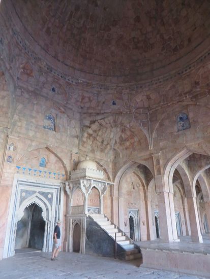 Das Innere der Großen Moschee – Jami Masjid –