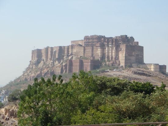 Der Blick zurück zum Fort
