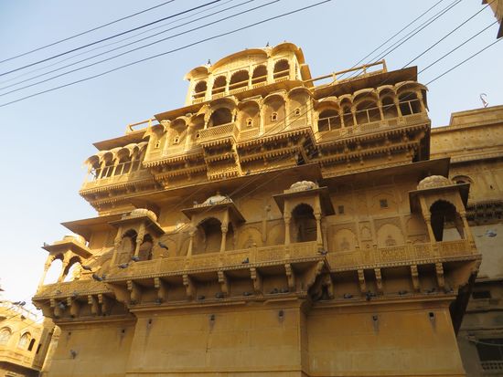 Die ehemaligen Wohngebäude - Haveli -