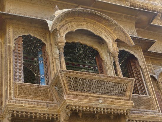 Einzelheit an einem Haveli
