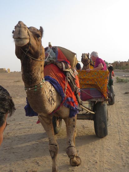 Es schaukelte ganz schön und wir mußten uns gut festhalten.