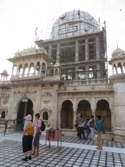 Zurzeit wird der Tempel restauriert