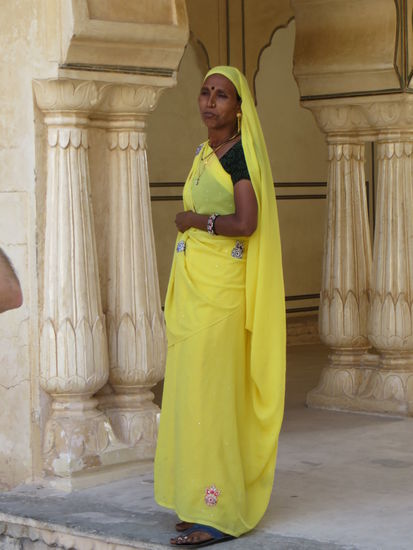 eine indische Touristin